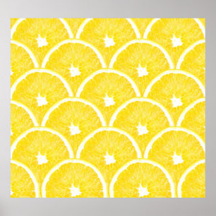 Póster Patrón de fondo vibrante de pulpa Naranja