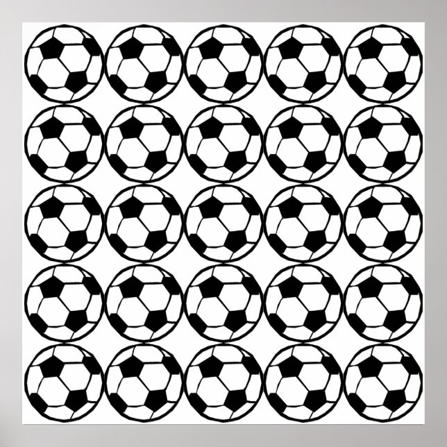 Póster Patrón de fútbol (Frente)