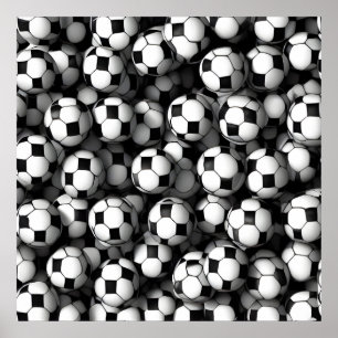 Póster Patrón de fútbol