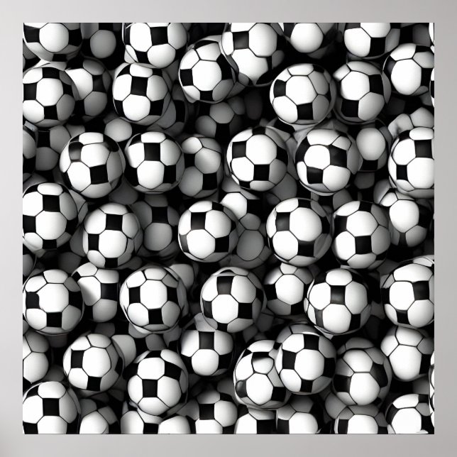 Póster Patrón de fútbol (Frente)