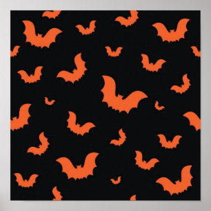 Póster Patrón de Halloween