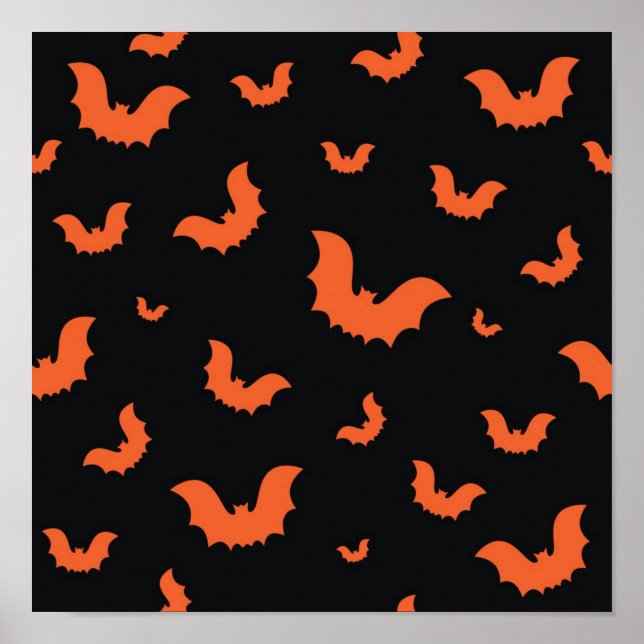 Póster Patrón de Halloween (Frente)