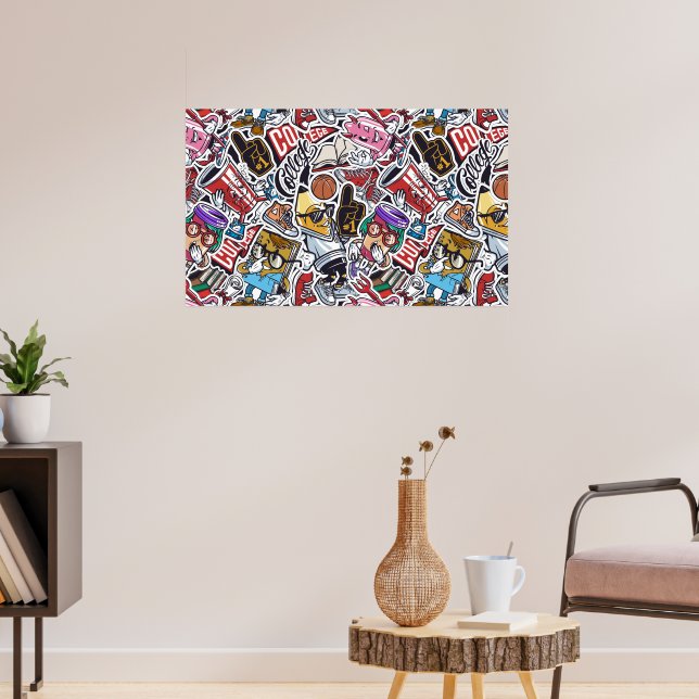 Póster Patrón de historietas en la universidad (Salón 3)