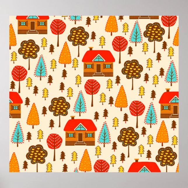 Póster Patrón de infiltración de selva (Frente)