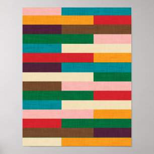 Póster patrón de kilim