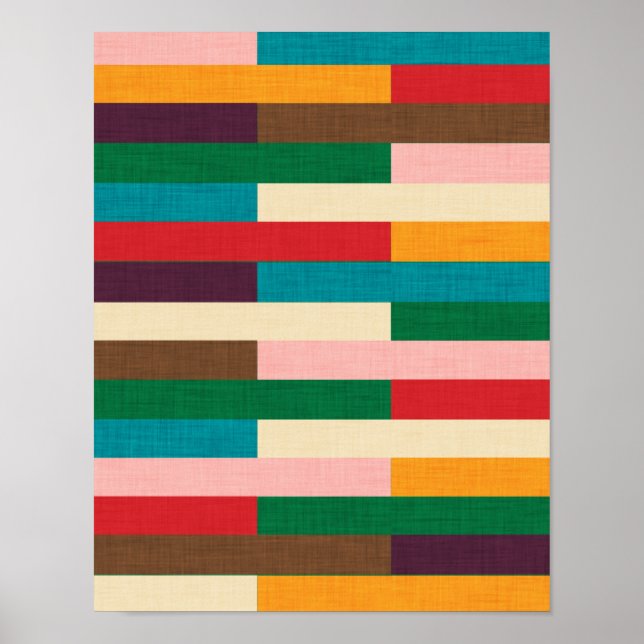 Póster patrón de kilim (Frente)