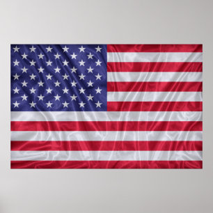 Póster Patrón de la bandera de los Estados Unidos sobre l