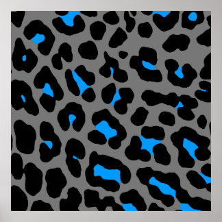 Póster Patrón de leopardo retro de Corey Tiger 80