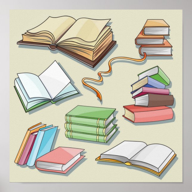 Póster Patrón de libro (Frente)