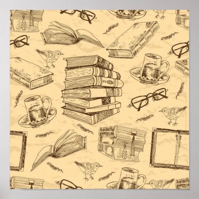 Póster Patrón de libro (Frente)