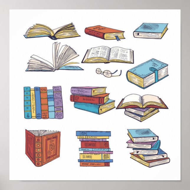 Póster Patrón de libro (Frente)