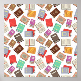 Póster Patrón de libro