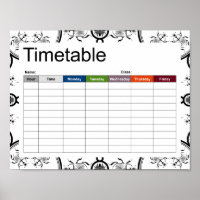 patrón de línea de baldosas escarabajo horario