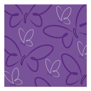 Póster Patrón de mariposa