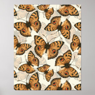 Póster Patrón de mariposa marica