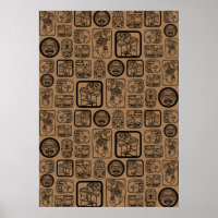 Patrón de mascarilla antigua de la tribu MAYA 1