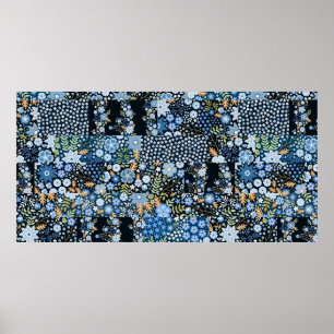 Póster Patrón de mosaico sin inconvenientes de diferentes