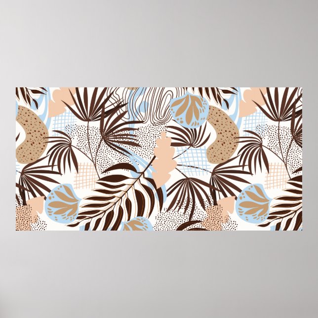 Póster Patrón de naturaleza abstracta sin inconvenientes  (Frente)