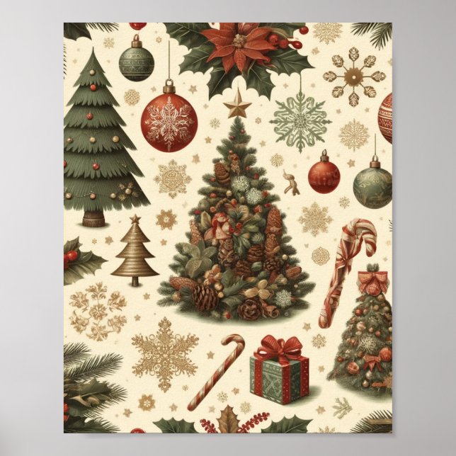Póster Patrón de navidades (Frente)