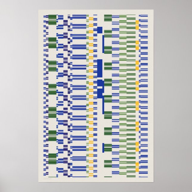 Póster Patrón de números de Ramanujan (Frente)