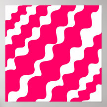 Patrón de olas de inclinación rosa y blanca