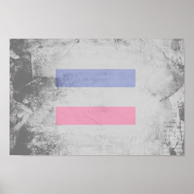 PÓSTER PATRÓN DE ORGULLO ANDRÓGINO (Frente)