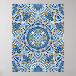 Póster Patrón de ornamentos 2