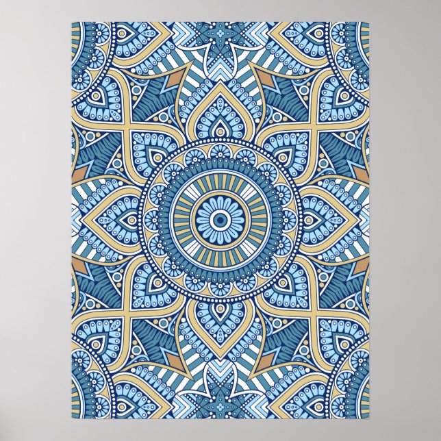 Póster Patrón de ornamentos 2 (Frente)