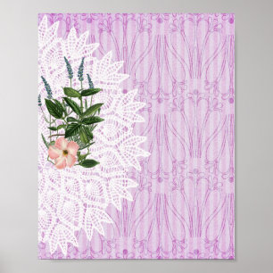 Póster Patrón de papel digital 4