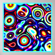 Patrón de pulso de neón vibrante