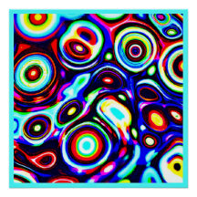 Patrón de pulso de neón vibrante