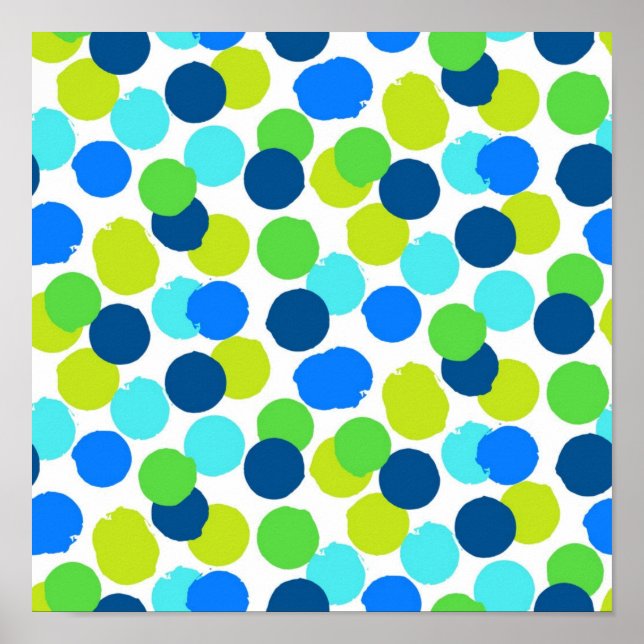Póster Patrón de puntos polacos (Frente)