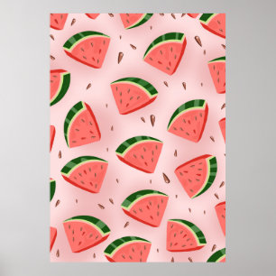 Póster Patrón de Sandía