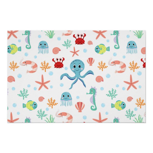 Póster patrón de Sea World (Anverso)