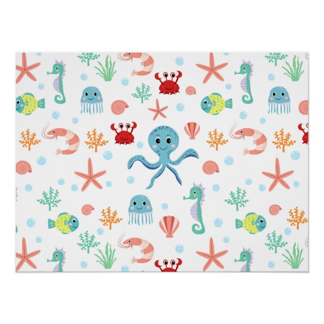 Póster patrón de Sea World (Anverso)