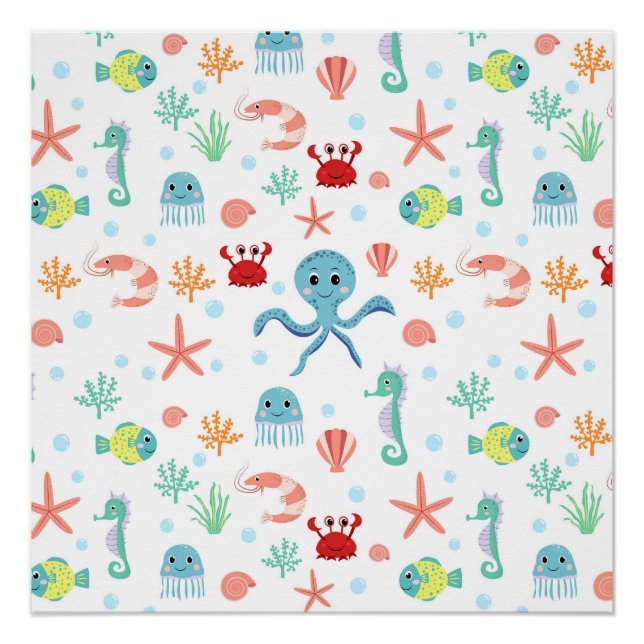 Póster patrón de Sea World (Anverso)