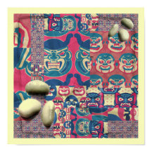 Patrón de Setsubun Frijoles Demonios