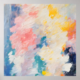 Póster Patrón de Sueño de Pastel Hues