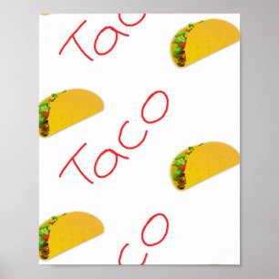 Póster Patrón de taco en