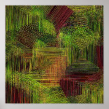 Patrón de tela geométrica con falla digital