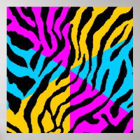 Patrón de tigre retro Corey Tiger 80s