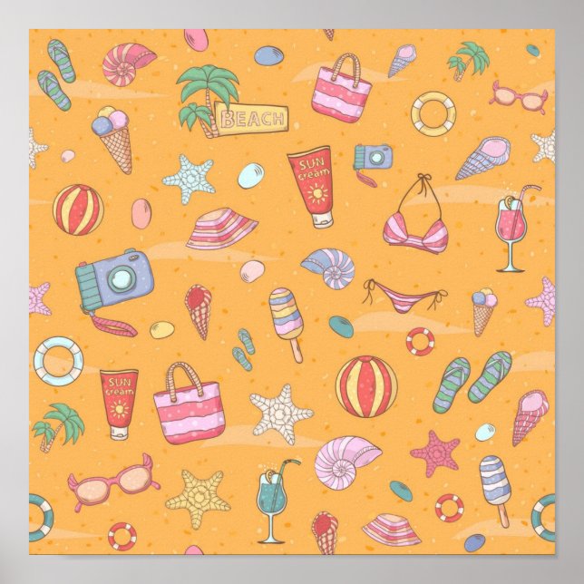 Póster Patrón de verano (Frente)