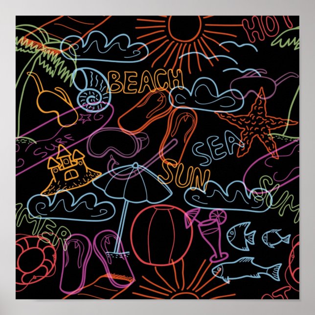 Póster Patrón de verano (Frente)