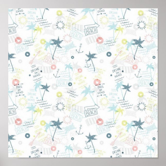 Póster Patrón de verano (Frente)