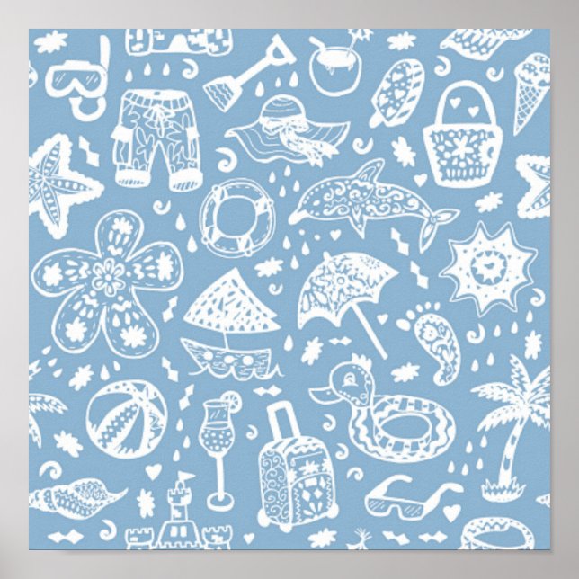 Póster Patrón de verano (Frente)