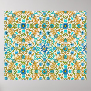 Póster Patrón de vid de William Morris (1873)