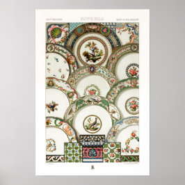 Póster Patrón del siglo XVIII por Albert Racinet