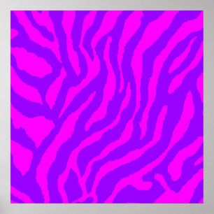 Póster Patrón del tigre retro de Corey Tiger 80