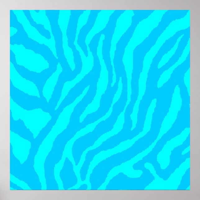 Póster Patrón del tigre retro de Corey Tiger 80 (Frente)