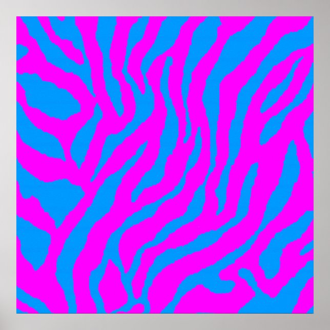 Póster Patrón del tigre retro de Corey Tiger 80 (Frente)